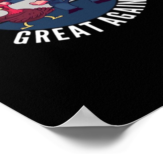 再び感謝祭を素晴らし作るトランプキン – クラシックP ポスター (角)