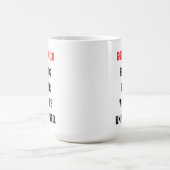 再び我々のような伝説を見つける幸運 コーヒーマグカップ (中央)