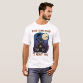再び来るぞ 幽霊城の幽霊 月 Tシャツ (正面フル)