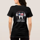 再び歯を素晴らし作る トライブレンドTシャツ (裏面)