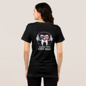再び歯を素晴らし作る トライブレンドTシャツ (裏面全面)