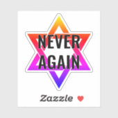 再び決してホロコーストヨームハショア シール (シート)