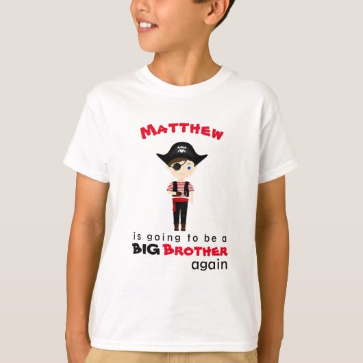 再び海賊ボーイ Tシャツ (正面)