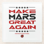 再び火星素晴らしする ガラスコースター (正面)