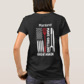 再び焼素晴らしき通りアートTシャツ Tシャツ (裏面)
