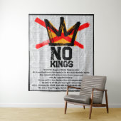 再び独立宣言 NO KINGS タペストリー (インサイチュ)