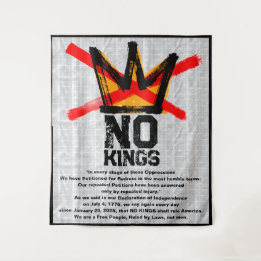 再び独立宣言 NO KINGS タペストリー