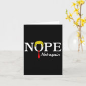 再び皮肉おもしろいなトランプの声明Usa Humo カード (黄色い花)