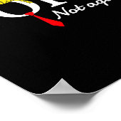 再び皮肉おもしろいなトランプの声明Usa Humo ポスター (角)