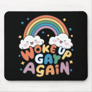 再び目覚めたゲイ LGBTプライド月間グルーヴィー マウスパッド
