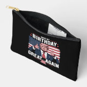 再び私の誕生日素晴らしを切りおもしろい詰める アクセサリーポーチ (見開き)