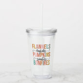 再び秋 アクリルタンブラー (正面)