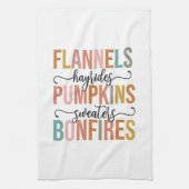 再び秋 キッチンタオル (縦)