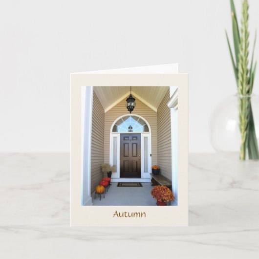 再び秋 ノートカード (正面)