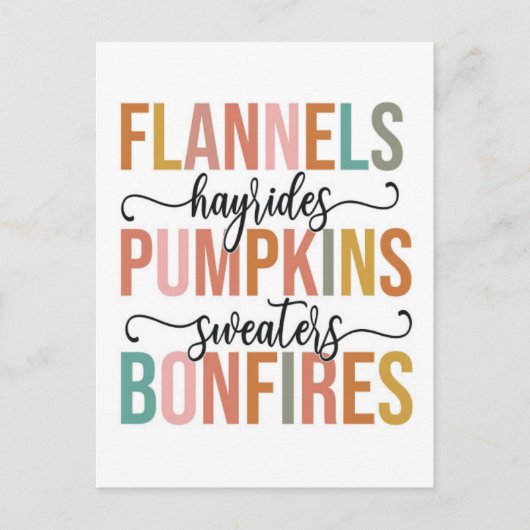 再び秋 ポストカード (正面)