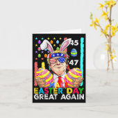再び素晴らしイースターおもしろいトランプ春H カード (黄色い花)
