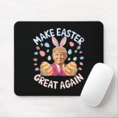 再び素晴らしイースターおもしろいトランプ春H マウスパッド (マウス)