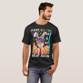 再び素晴らしイースターおもしろいトランプ春H Tシャツ (正面フル)