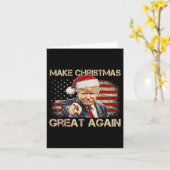 再び素晴らしクリスマスをおもしろい作る カード (黄色い花)