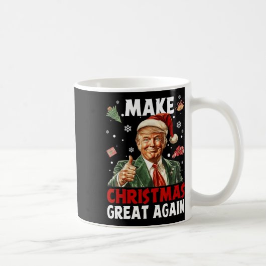 再び素晴らしクリスマスをおもしろい作る コーヒーマグカップ (右)