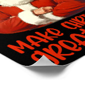 再び素晴らしクリスマスをおもしろい作る ポスター (角)