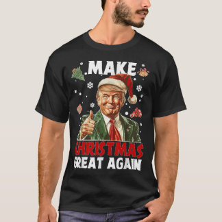 再び素晴らしクリスマスをおもしろい作る Tシャツ