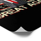 再び素晴らしクリスマスを作るサンタトランプクリスマス私たち ポスター (角)