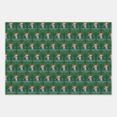 再び素晴らしクリスマスを醜いトランプ ラッピングペーパーシート (正面2)