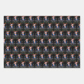 再び素晴らしクリスマスを醜いトランプ ラッピングペーパーシート (正面)