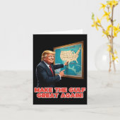 再び素晴らしトランプおもしろいをアメリカに迎える カード (黄色い花)