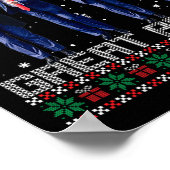 再び素晴らし醜いセーターのトランプ段を作る ポスター (角)