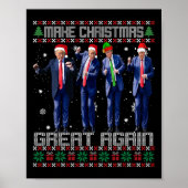 再び素晴らし醜いセーターのトランプ段を作る ポスター (正面)