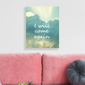 再び聖書来の聖句を読む キャンバスプリント (インサイチュ (リビング))