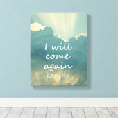 再び聖書来の聖句を読む キャンバスプリント (インサイチュ (ウッドフロア))