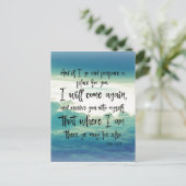 再び聖書来の聖句を読む ポストカード (スタンド正面)