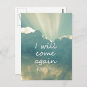 再び聖書来の聖句を読む ポストカード (正面/裏面)