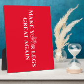 再び脚を作素晴らしる フォトプラーク (側面)