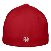 再び脚色された帽子を作る 刺繍入りキャップ (裏面)