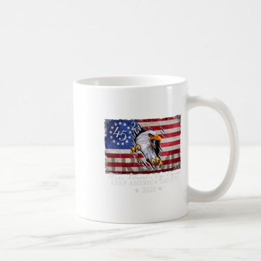 再び自由党を泣かせるT – ドナルド・トランプ選挙 コーヒーマグカップ (右)