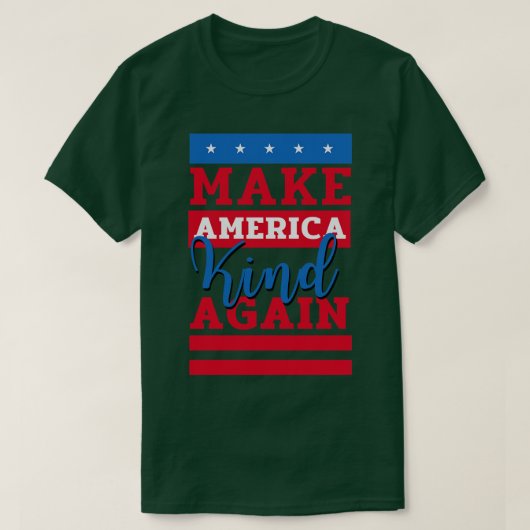 再び親切にする Tシャツ (デザイン正面)