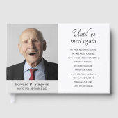 再び記念写真に会うまで灰色 ゲストブック (正面)