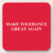 再び許容差を素晴らし作成 コースター (正面)