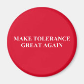 再び許容差を素晴らし作成 マグネット (正面)