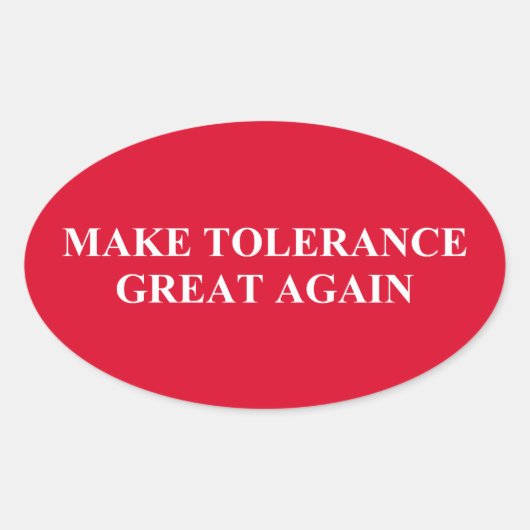 再び許容差を素晴らし作成 楕円形シール (正面)