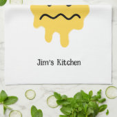 再び調理されたような匂いおもしろいパーソナライズされた キッチンタオル (折り畳み)