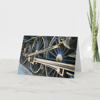 再び軌道に乗った蒸気機関車が元気になる カード