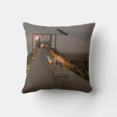 再び道でラクダ クッション (裏面)