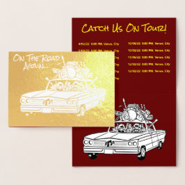 再び道路上のフォイルカード 箔カード