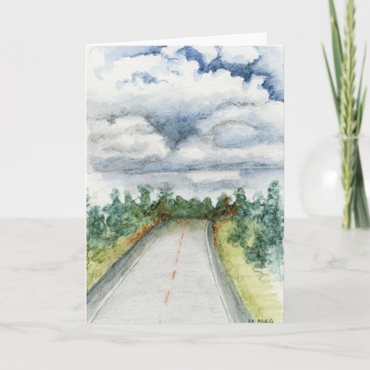 再び道路上 カード (正面)