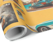 再び道路上：車を注入ラッピング紙 ラッピングペーパー (ロールコーナー)